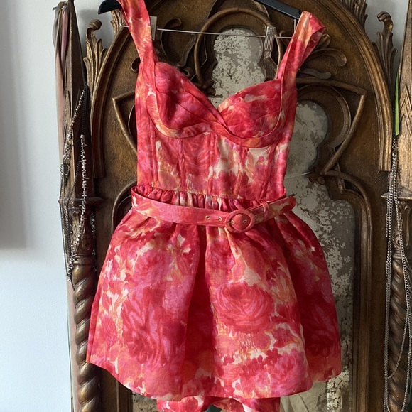 Zimmermann Dresses & Skirts - Zimmermann belted high tide mini dress